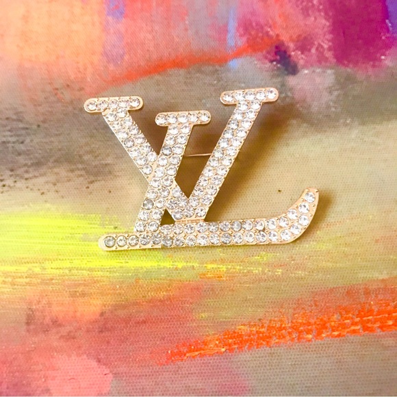 FabulouslyFitted | We Go High Grande Rhinestone Fashion Brooch - Picture 2 of 10